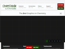 Tablet Screenshot of chemdoodle.com